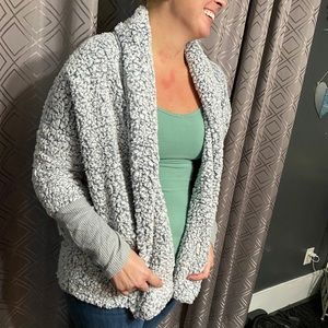 Express Sherpa cardigan